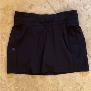 Athleta Black Tennis Skort